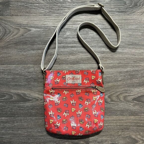 Cath Kidston Handbags - Cath Kidston Red UK Royal Stanley Scottie Dog Jubilee Crossbody Messenger Bag